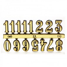 Αριθμοί για Ρολόι Αυτοκόλλητοι 15X2.5mm Gold_5600156
